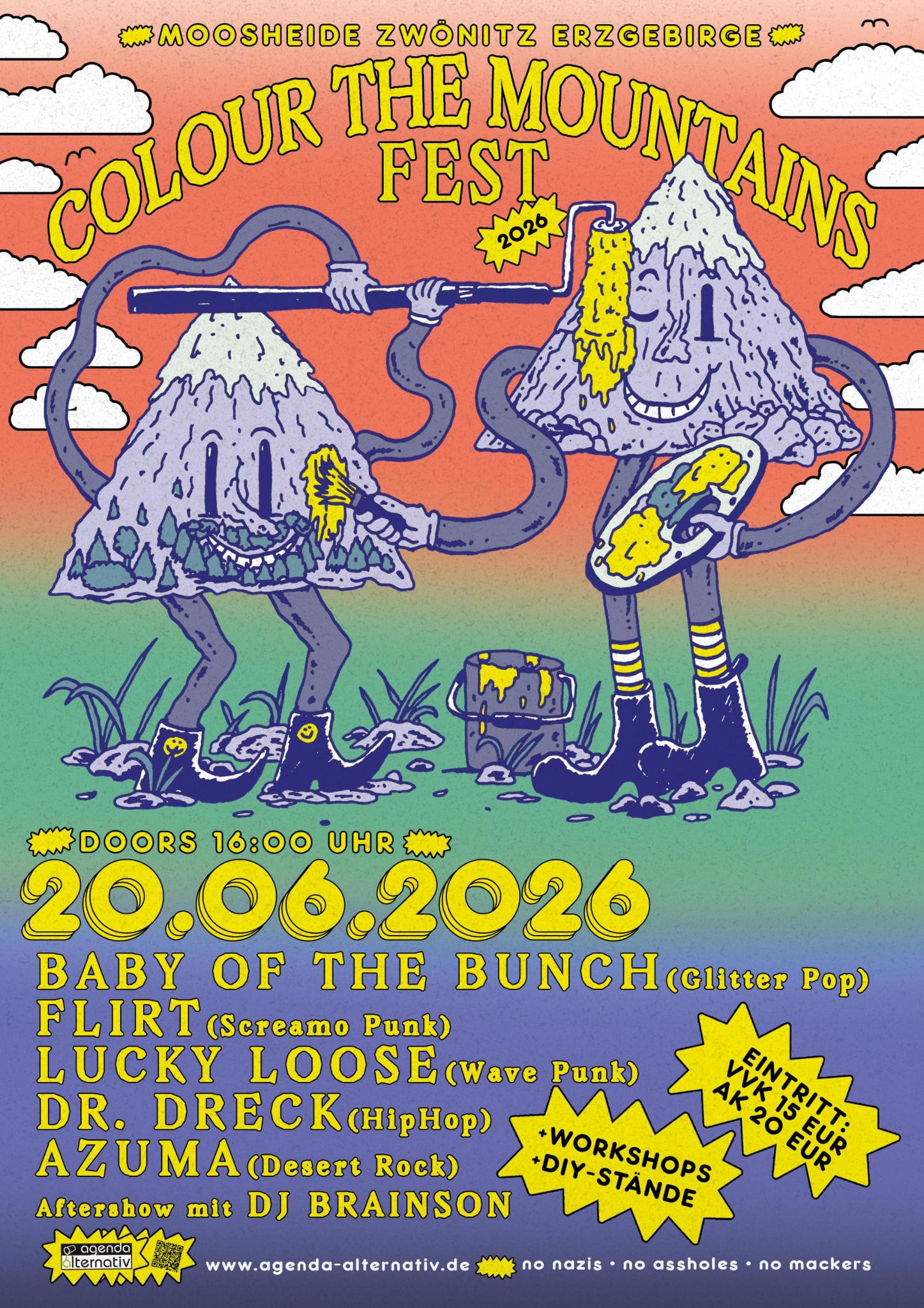 Flyer Colour the Mountains 2026